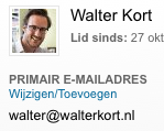 instellen van primair emailadres op Linkedin