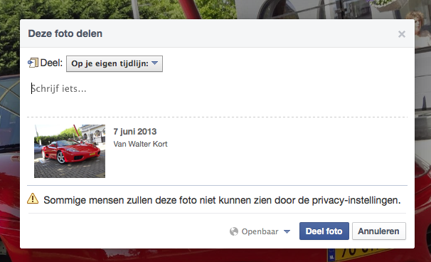 foto facebook groep besloten privacy