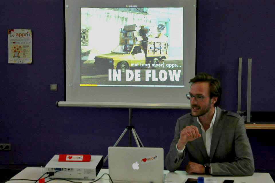 Workshop AppFlow tijdens Appril