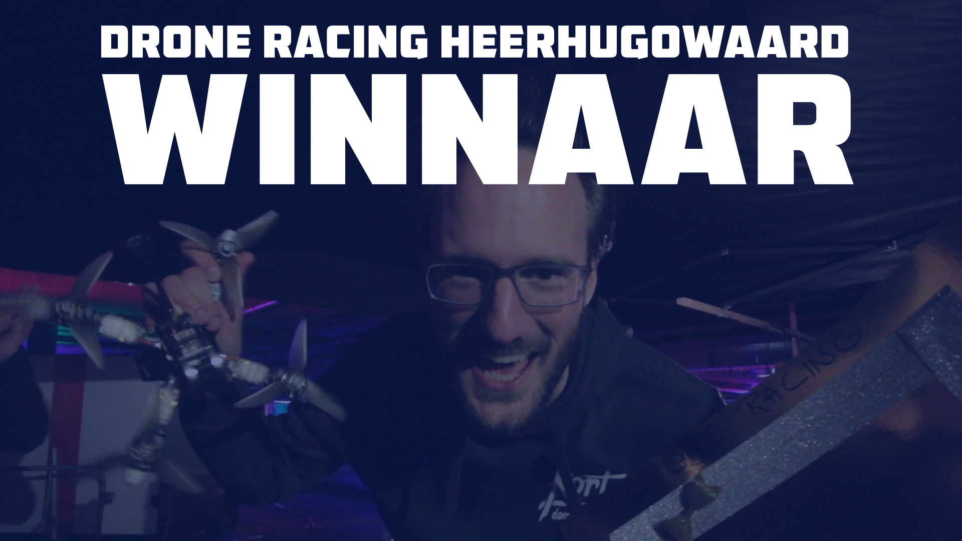 Walter Kort winnaar Drone Race Heerhugowaard